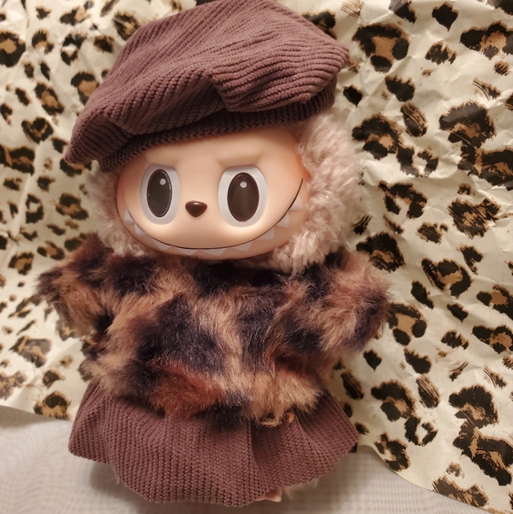 🔥🐆LABUBU ANIMAL PRINT OUTFIT 3 PIECE SET     BRAND NEW - Picture 3 of 4